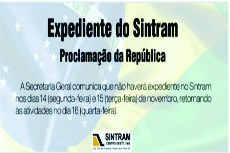SINTRAM FERIADO PROLONGADO